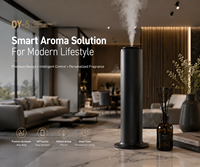 Diffuseur de parfum intelligent en aluminium de 500 ml, machine WiFi Bluetooth, diffuseur d'arômes rond pour hôtel, centre commercial, bureau, emballage personnalisé OEM