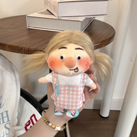 Adorable poupée en peluche moelleuse et originale à taches, avec rembourrage en coton PP, taille 11-30 cm, porte-clés, compagnon de bureau