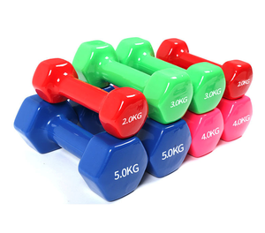 Ensemble <span class=keywords><strong>d</strong></span>'<span class=keywords><strong>haltères</strong></span> de fitness en néoprène écologique unisexe 15 kg avec <span class=keywords><strong>valise</strong></span> - Product Image 6