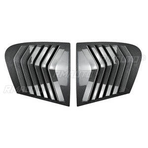 Glossy Black/Carbon Look Car Rear <b>Window</b> Shutter <b>Cover</b> Trim <b>Window</b> Louver Side Vent Trim for BMW 1Series F20 118i 120i 2011-2019 - Product Image 3