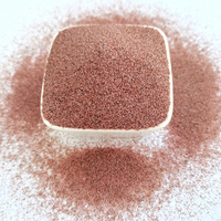 Sable de grenat alluvial recyclable 80 mesh, grenat marin arrondi/sub-angulaire pour une découpe jet d'eau plus rapide et un sablage à faible émission de poussière