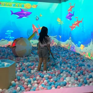 AR Interactive Smash Projector Magical Interactive Ball Games Dynamic AR Interactive Wall 3d Projection Games For Kids