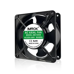 Araba için 120mm üretici endüstriyel havalandırma 115v 220v 12038 ac kare soğutucu fan motoru