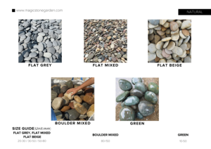 Vente en <span class=keywords><strong>gros</strong></span> de galets de pierre de riz naturels jaune foncé, roches brunes pour la décoration de paysages, jardins et parcs - Product Image 2