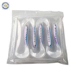 Señuelo blando con forma de pez y cola rizada de 12 cm para pesca de lubina, cebo blando biónico, señuelo de fondo, lombriz de cola única, señuelo de cola en T para pesca. - Product Image 3
