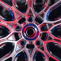 Jantes OEM forgées chromées concaves de 17 à 22 pouces, finition chrome brossé, jantes sport profondes pour Audi, Tesla, BMW de luxe