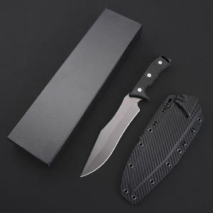 Cuchillo de Caza y Camping Industrial Micro Tech Arbitrator, Hoja de Acero Inoxidable, Mango G10, Punta Caída, 20.5cm, Personalizable - Product Image 6