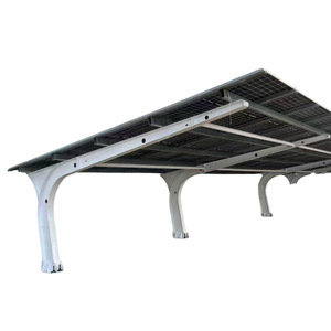 Cochera fotovoltaica industrial de acero Q235B para generación de energía solar, para la construcción de plantas de energía - Product Image 1