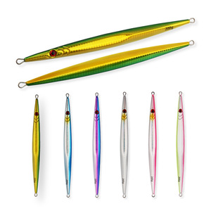Señuelo de Pesca Vertical OEM Fast Pitch Jig Lure para Peces de Agua Salada, 60g-400g, Plomo Metálico para Pesca en Océano, Barco, Río, Lago y Arroyo - Product Image 2