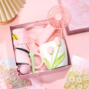 Recién llegado, conjunto <span class=keywords><strong>de</strong></span> recuerdo 2023 con taza encantadora, paraguas <span class=keywords><strong>de</strong></span> <span class=keywords><strong>abanico</strong></span>, venta al por mayor, idea <span class=keywords><strong>de</strong></span> regalo <span class=keywords><strong>de</strong></span> San Valentín, regalo <span class=keywords><strong>de</strong></span> cumpleaños para niñas y adolescentes - Product Image 4