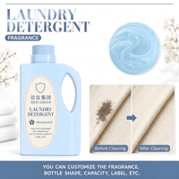 Lessive liquide, poudre et capsules de lessive OEM Graphite Bleu Glacé Carré, produits de lessive parfumés