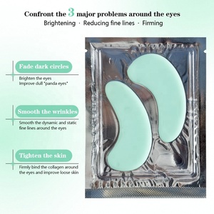 Parches <span class=keywords><strong>de</strong></span> ojos veganos <span class=keywords><strong>de</strong></span> etiqueta privada, extracto <span class=keywords><strong>de</strong></span> menta, <span class=keywords><strong>Gel</strong></span> <span class=keywords><strong>de</strong></span> colágeno, fábrica <span class=keywords><strong>de</strong></span> ojos, hidratante, reafirmante, antiarrugas, hoja <span class=keywords><strong>de</strong></span> ojeras - Product Image 2