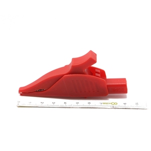<span class=keywords><strong>Clip</strong></span> de cocodrilo aislado de cobre puro de alto voltaje de corriente, <span class=keywords><strong>Clip</strong></span> de cocodrilo grande, cola de 4mm, conector Banana, <span class=keywords><strong>Clip</strong></span> de cocodrilo de delfín - Product Image 4