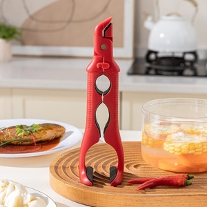 Clip <span class=keywords><strong>de</strong></span> <span class=keywords><strong>cuisine</strong></span> multifonctionnel <span class=keywords><strong>en</strong></span> <span class=keywords><strong>silicone</strong></span> alimentaire pour plat à vapeur, anti-brûlure et antidérapant, pour bols et plats - Product Image 5