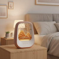 Haut-parleur Winbridge avec humidificateur, sons de gouttelettes d'eau et de pluie pour le sommeil et l'utilisation en intérieur