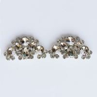 Clips à chaussures amovibles en verre cristal brillant, accessoires de décoration pour femme pour mariage
