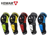 Genouillères et coudières longues VEMAR pour moto, équipement de protection pour la conduite, sports de plein air, motocross, protection des genoux pour moto