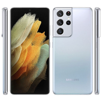 100% Original para Samsung Galaxy S21 Ultra 5G, Teléfono Inteligente Desbloqueado, Usado, 128GB/256GB de Almacenamiento, LTE, Calidad A+, Reacondicionado