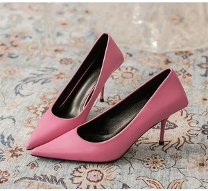 Sandales de travail sexy à talons hauts en cuir blanc premium 2026 pour femmes, à bout fermé, avec semelle intérieure en PU - Product Image 5