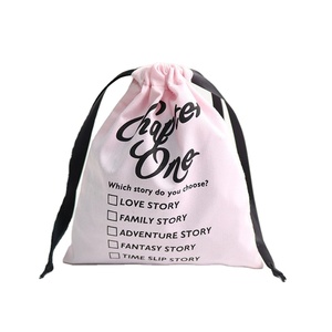 Vente flash - Prix direct d'usine - Pochette en mousseline - Sac en coton blanc - Pochette cosmétique en coton - Product Image 1