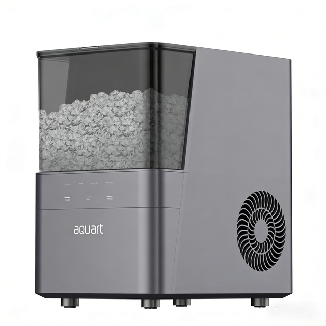 15KG Fast Ice Production Nugget Ice Maker - Portable Household Ice Machine