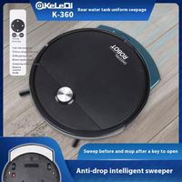 Koledi K360 USB Home Hotel Use Robot Aspirateur Télécommandé Automatique Balayage Humide Sec Aspirateur Prévu Réservoir d'Eau pour