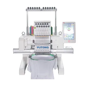 High quality automatic single head easy operate embroidery machine