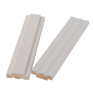 Moulures de porte en bois de pin décoratives pour l'intérieur, modernes et économiques, apprêtées au gesso <span class=keywords><strong>blanc</strong></span>, pour <span class=keywords><strong>lambris</strong></span> - Product Image 4