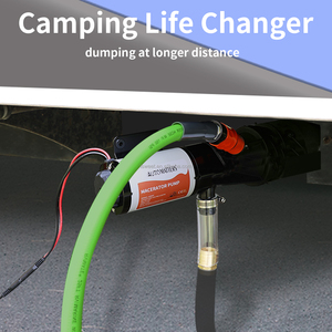 Pompe de macération 12V RV, pompe à déchets RV support de station de décharge de macérateur à dégagement rapide - Product Image 2