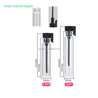 Botol Sampel Parfum Kaca Bening 1ml 1.5ml 2ml Dengan Tutup Plastik