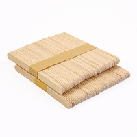 Bâtons en bois jetables de certificat international pour la crème glacée avec la taille différente