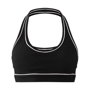 Sujetador Deportivo <span class=keywords><strong>VOGA</strong></span> con Efecto Nude, de Alta Sujeción, Secado Rápido, Spandex/Nylon, Bloques de Color, Tirantes Fijos, para Mujer, para Correr - Product Image 5