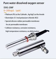 Capteur de dioxygène dissous industriel en ligne DOG-208F pour chaudière thermique à circulation d'eau de refroidissement, en acier inoxydable SS316L, 0-200 µg/L PPB