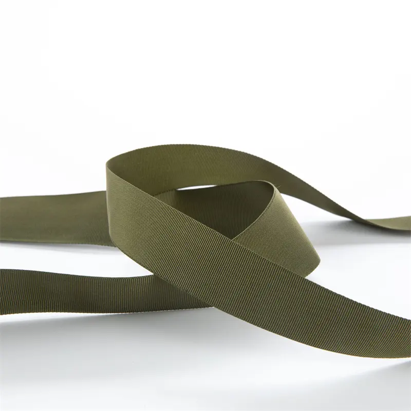 Olive Od Green Grosgrain PIA 5038 Cinta de encuadernación Cinturón de paracaidismo Nylon 66 Correas de paracaídas