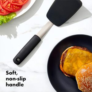 Spatule de cuisine en silicone réutilisable, spatule de retournement en silicone lavable pour la cuisine, ustensiles de cuisine - Product Image 4