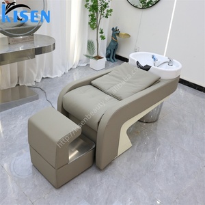 Kisen Back Wash Shampoo Chair Back Wash Unit Hair Wash Equipment Salon Spa <b>Led</b> Light Style for Barbershop Hotel - Product Image 5