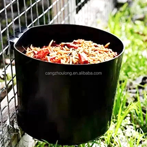 Mangeoires et abreuvoirs pour pigeons YYX LMB14 noir et rouge, accessoires bon marché à suspendre, mangeoire automatique pour pigeons de 1L - Product Image 6