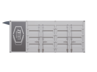 Conteneur de centre de données ZTMM Factory 20FT avec refroidissement par air, armoires de serveur personnalisées de haute qualité