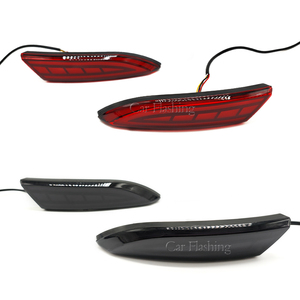 Luci Posteriori per Paraurti <span class=keywords><strong>Ford</strong></span> <span class=keywords><strong>Focus</strong></span> 3 Sedan e Hatchback 2012-2014, Riflettori LED, Luci di <span class=keywords><strong>Stop</strong></span> e Freno, Accessori Auto - Product Image 2