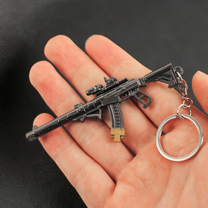 Llavero de Metal de Aleación de Zinc con Figura de Acción de Ola Gigante AS VAL, Modelo de Pistola de Juguete Mini de 9CM de Delta Force HawkOps - Product Image 3