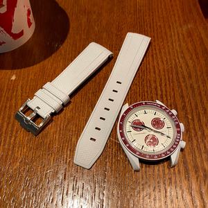 Vente en gros Bracelet de montre en silicone Ceinture de sport pour <span class=keywords><strong>OMEGA</strong></span> X <span class=keywords><strong>Swatch</strong></span> Bracelet de montre en caoutchouc pour <span class=keywords><strong>Omega</strong></span> X <span class=keywords><strong>Swatch</strong></span> Moonswatch - Product Image 2