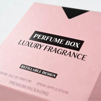 Caja de Papel Plegable de Alta Calidad para Empaque de Cosméticos, Perfumes y Cremas Faciales, con Impresión Offset y Grabado Personalizado