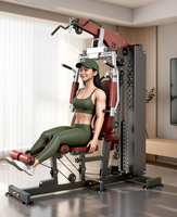 Appareil de musculation multifonctionnel à station unique pour la maison, machine à câble pour entraînement complet du corps, machine à pulldown dorsal, équipement de gym à domicile