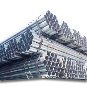Pipa galvanis panas dipped bagian berongga bulat Q235 Q345 SCH10 40 80 100 160 pipa baja galvanis tabung GI untuk konstruksi