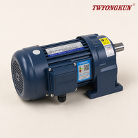 Moteur à engrenages AC triphasé 1500W 380V, arbre de sortie 32mm, orientation verticale, pour machine d'impression et de traitement du papier