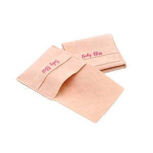 Sacs d'emballage pour bijoux, pochettes en velours avec rabat, pochette d'expédition personnalisée pour l'emballage de cadeaux - Product Image 1
