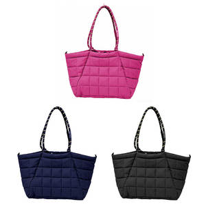 Bolsos de Viaje de Gran Capacidad, Acolchados, con Correa Cruzada, Bolsos de Mano Tipo Duffel para Compras - Product Image 4