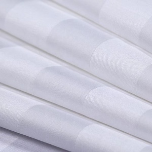 Drap de lit d'hôtel en satin 1cm 3cm, tissu en coton rayé, vente en gros - Product Image 2