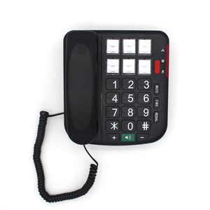Téléphone <span class=keywords><strong>fixe</strong></span> <span class=keywords><strong>VoIP</strong></span> CFH Novel IP avec gros boutons, fonction mémoire photo, numérotation à une touche, boutons larges, adapté aux seniors - Product Image 3