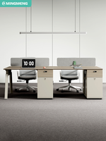 Bureau de travail convertible moderne, prix usine, avec panneau MDF style bois, pour immeuble de bureaux, mobilier commercial